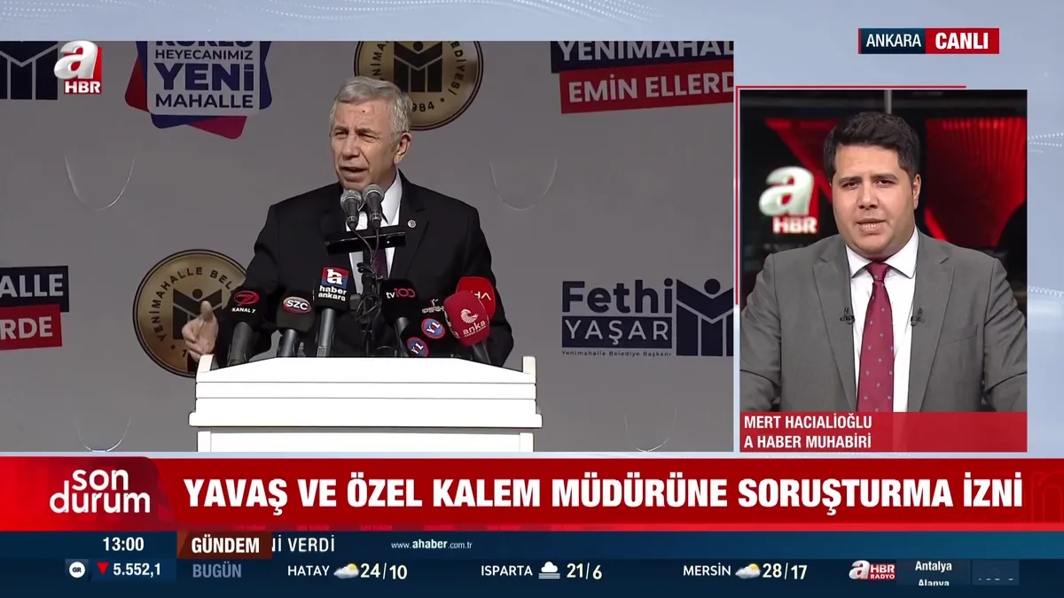 İçişleri Bakanlığından ABB Başkanı Yavaş ve özel kalem müdürü hakkında soruşturma izni | Video videosunu izle İçişleri Bakanlığından ABB Başkanı Yavaş ve özel kalem müdürü hakkında soruşturma izni | Video videosunu izle