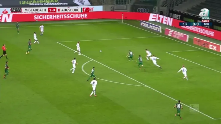GOL | M'gladbach 1-1 Augsburg