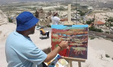 Ünlü ressamlar Kapadokya’yı resmetti