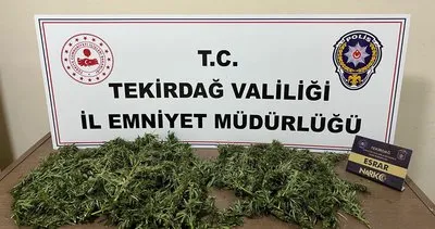 Tekirdağ’da narkotik operasyonları! 2 tutuklama #tekirdag