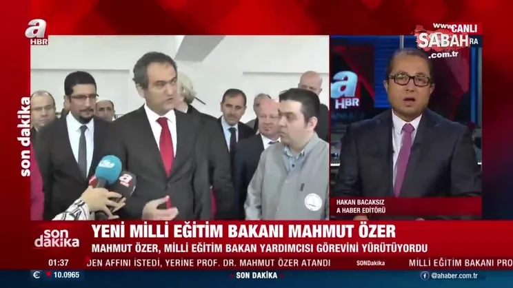 Son dakika! Yeni Milli Eğitim bakanı Mahmut Özer oldu | Video