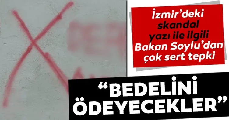 İçişleri Bakanı Süleyman Soylu’dan İzmir’deki çirkin olayla ilgili flaş açıklama