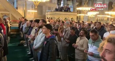 Ayasofya ve Fatih camilerinde Filistin’de hayatını kaybedenler için gıyabi cenaze namazı kılındı | Video