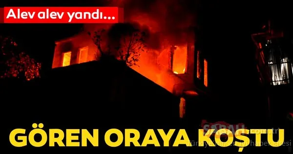 Fatih'te metruk binada yangın