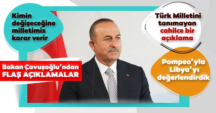 Dışişleri Bakanı Çavuşoğlu: Biden’ın ifadeleri cahilce yapılmış bir açıklama