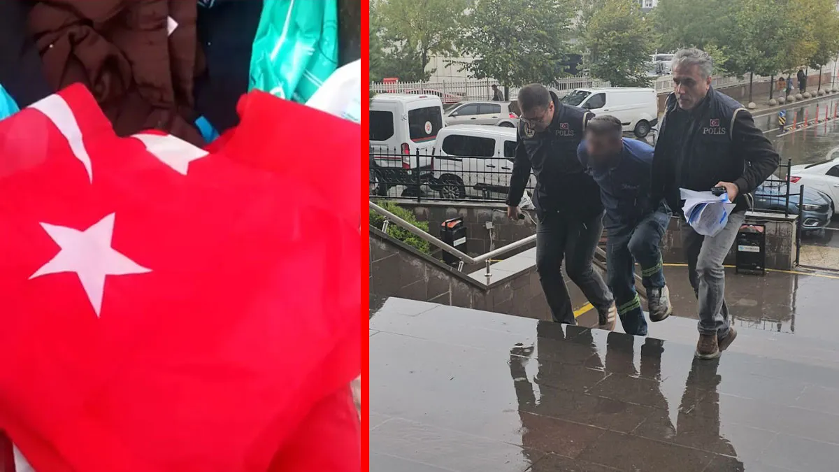 Önce Türk bayraklarını çöpe attı ardından sosyal medyada paylaştı! O provokasyonun altından kendisi çıktı