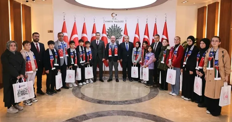 Çorum’dan Gazze’ye umut mektupları