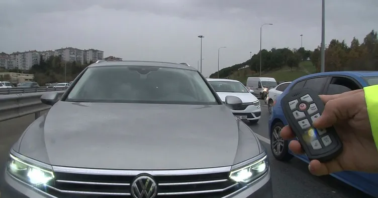 FSM Köprüsü girişinde çakar denetimi