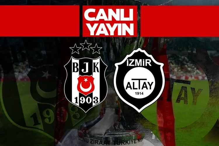 Beşiktaş Altay maçı canlı izle! A Spor ile Beşiktaş Altay Ziraat Türkiye Kupası ZTK maçı şifresiz, canlı ve kesintisiz yayın izle!