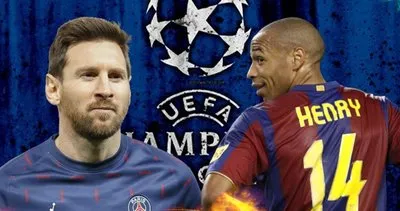 Lionel Messi, Şampiyonlar Ligi tarihine geçti! Thierry Henry’yi yakaladı, rekora ortak oldu