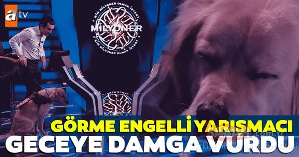 Görme engelli yarışmacı ve köpeği Milyoner'e damga vurdu! Kim Milyoner Olmak İster 891. bölüm soru ve cevapları