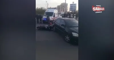 Şanlıurfa’da motosiklet otomobile arkadan çarptı