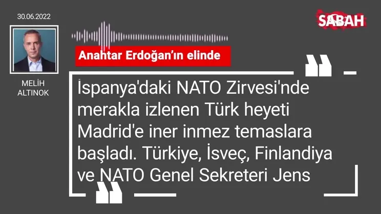 Melih Altınok | Anahtar Erdoğan'ın elinde