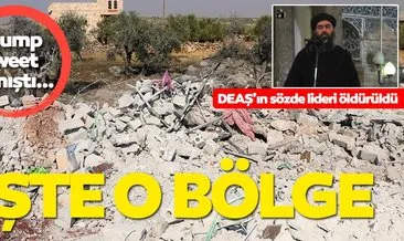 AA İdlib’de Bağdadi’nin öldürüldüğü yeri görüntüledi