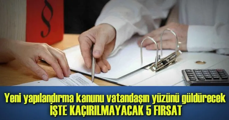 Vatandaşa 5 fırsat