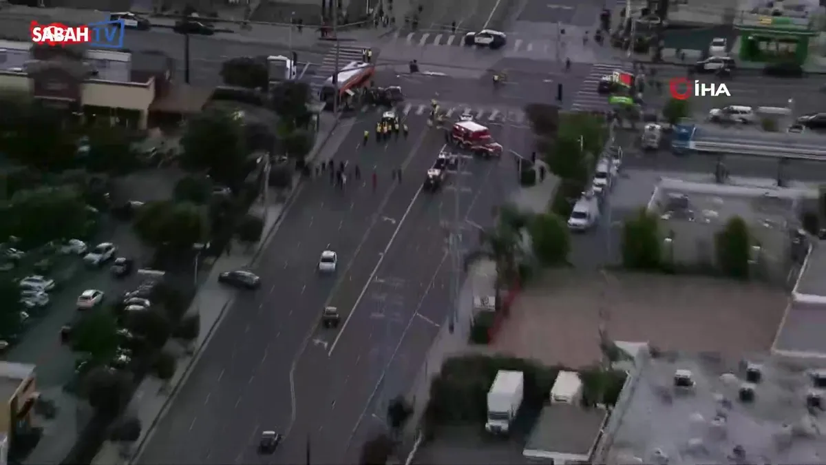 ABD’de kaza mahallinden görüntü alan haber helikopterinin düştüğü anlar kamerada: 3 ölü, 1 yaralı...