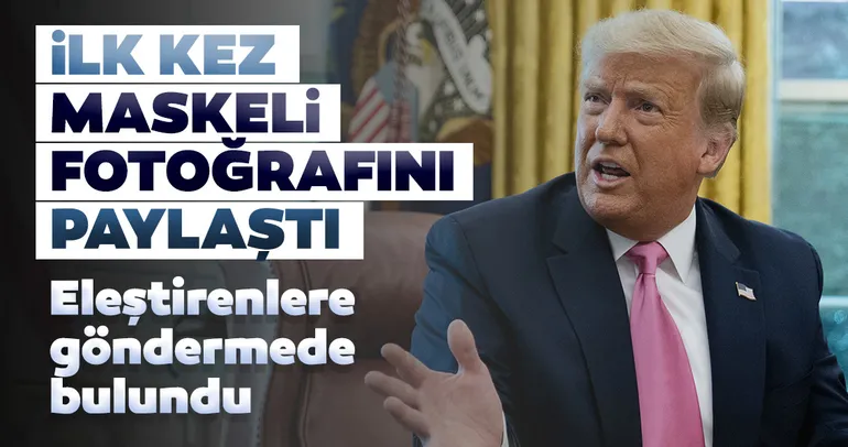 Trump’tan maskeli vatanseverlik mesajı