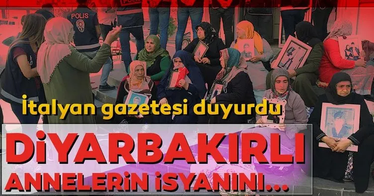 Diyarbakırlı annalerin isyanına İtalyan gazetesinden destek