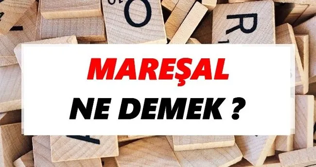 Mareşal Ne Demek? TDK’ya Göre Mareşal Sözlük Anlamı Nedir?