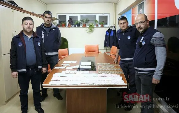 Zabıta ekipleri, dilencinin üzerinden çıkan parayı güçlükle sayabildi. Dilenci 'Ev borcum var' dedi