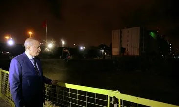 Cumhurbaşkanı Erdoğan Taksim Camii inşaatını ve AKM’yi bizzat yerinde inceledi