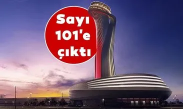 İstanbul Havalimanı’nın yeni misafiri! Sayı 101’e çıktı