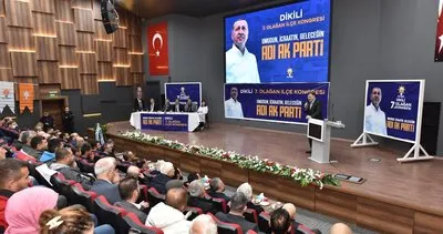 AK Parti Dikili Kongresi’nden mesaj seli #izmir