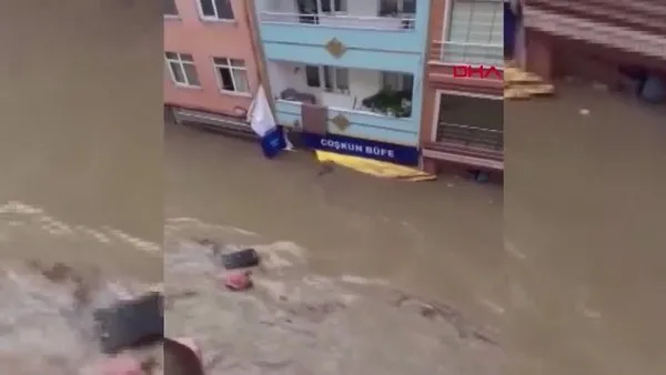 kastamonu da sel sularindaki olum kalim savasi kamerada dehsete dusuren anlar videosunu izle son dakika haberleri