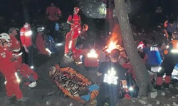 Kanyonda mahsur kalan turist kurtarıldı