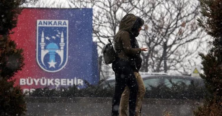 Ankara için kuvvetli kar uyarısı