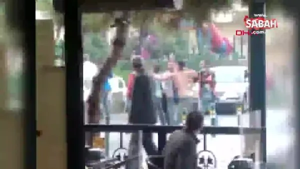 Bursa'da iki grubun tekme ve yumruklu kavgası kamerada | Video
