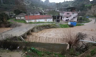 Aydın’da dere taştı: 9 ev tahliye edildi