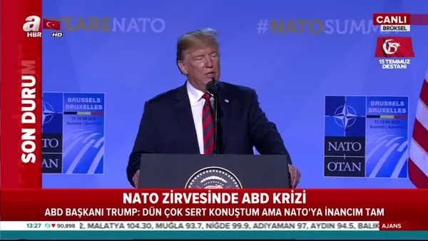 NATO'da son dakika krizi.. ABD NATO'dan ayrılacak mı? ABD Başkanı Donald Trump'tan son dakika flaş NATO açıklaması!