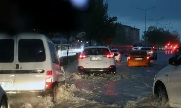 Ankara’da şiddetli yağış sele neden oldu! Vatandaşlar zor anlar yaşadı