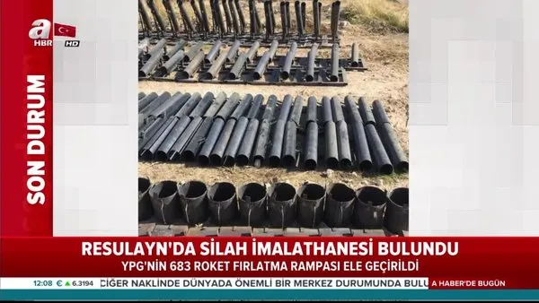 Rasulayn'da teröristlerin silah imalathanesi bulunu!