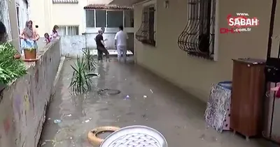 Bahçelievler’de evleri su bastı! O anlar böyle görüntülendi | Video
