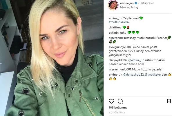 Ünlü isimlerin Instagram paylaşımları (01.04.2018) (Caner Erkin)