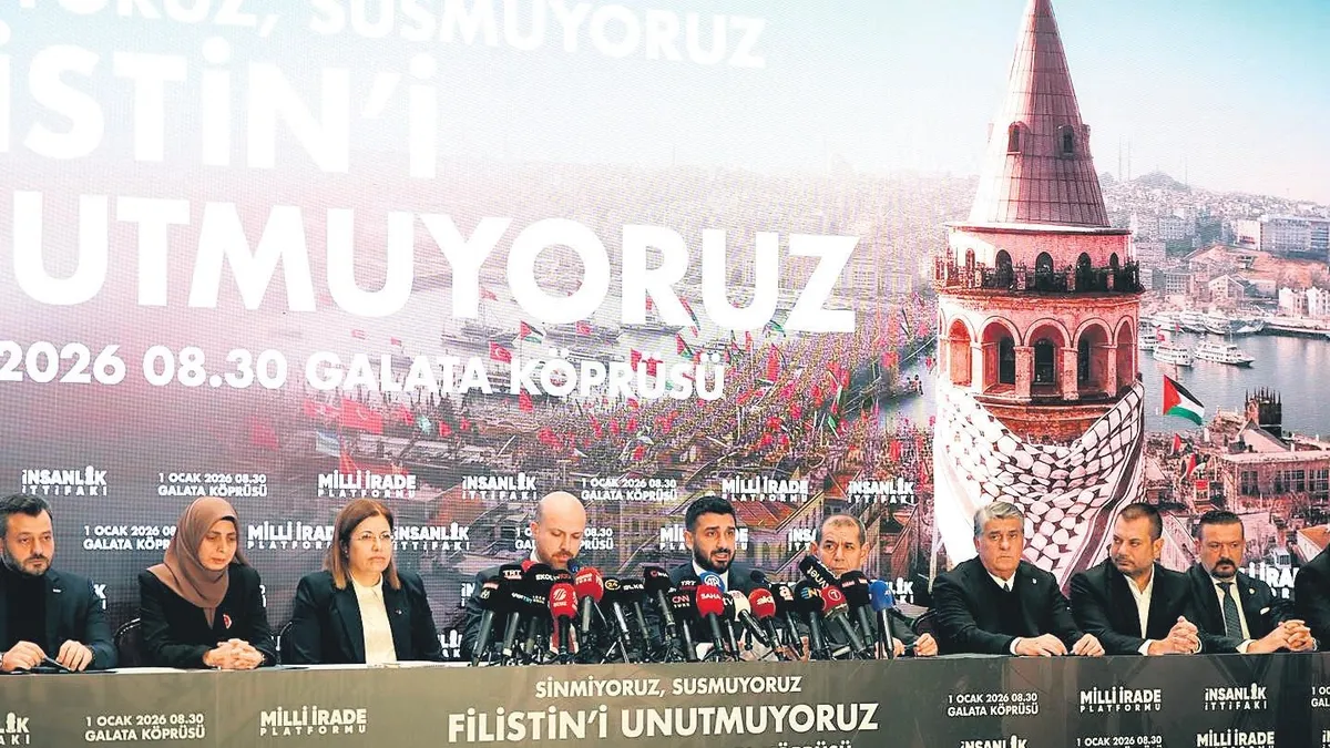 Gazze için tek yürek