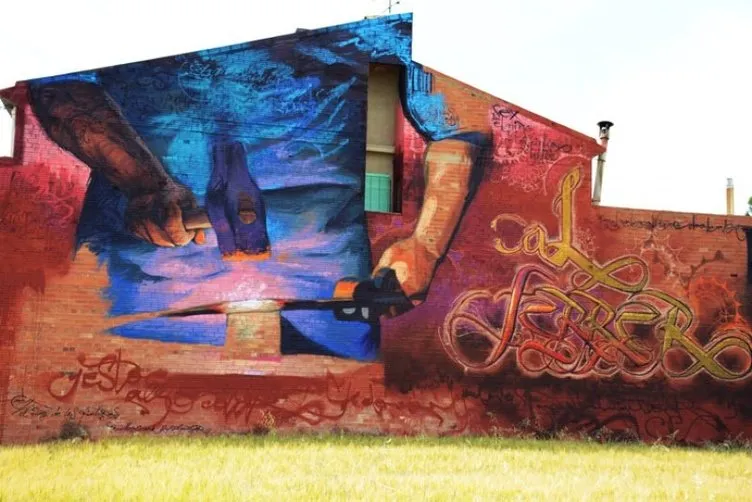 İspanya’nın sokak sanatı başkenti büyülüyor