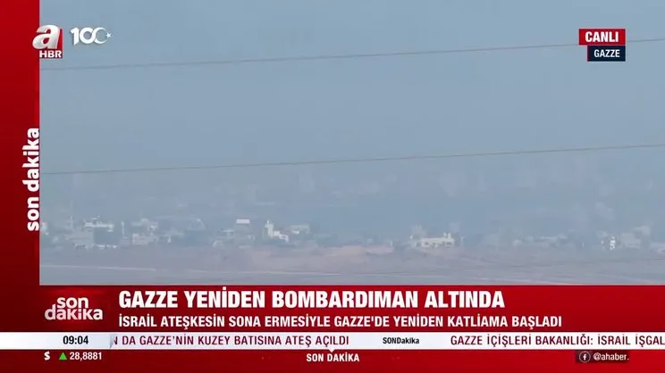 Gazze yeniden bombardıman altında! | Video
