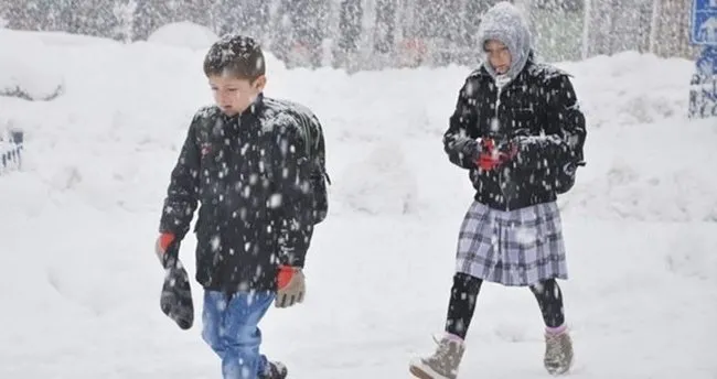 Başkent Ankara ve 17 ilde okullara kar tatili