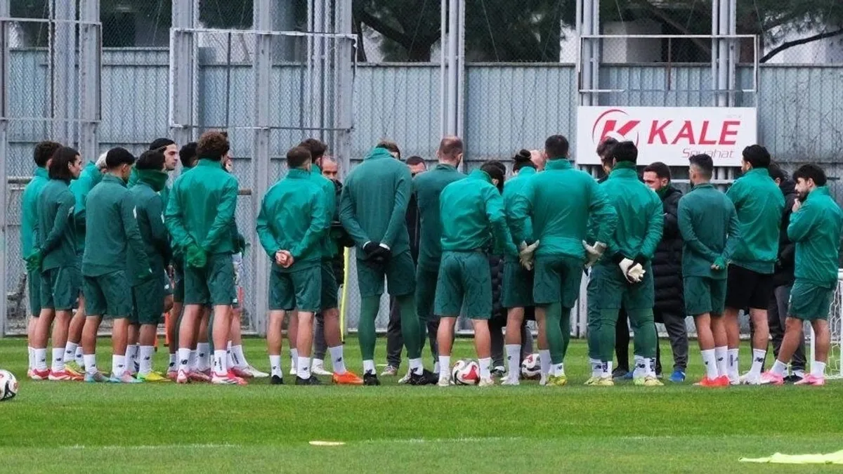 Bursaspor antrenman sahası