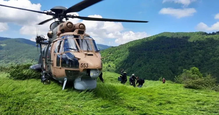 MSB selin vurduğu Sinop’a helikopterle jeneratörler gönderdi