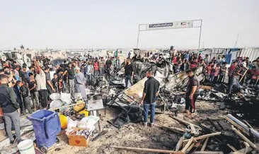 Çadırlarla birlikte çocuklar yandı: Siyonist barbarlar