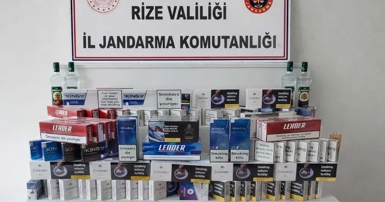 Pazar’da kaçak sigara operasyonu
