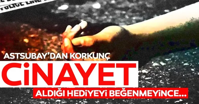 Astsubay hediye aldığı ayakkabı değiştirilmek istenince eşini ve babasını öldürdü!