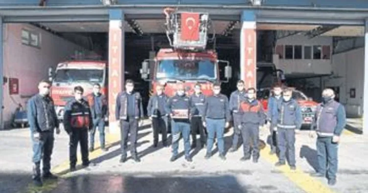 İtfaiyecilerden Poyraz’a yardım