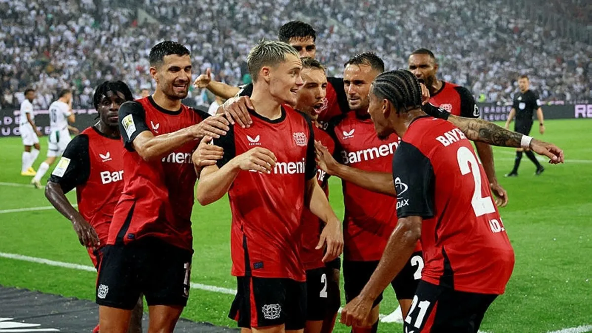 Son şampiyon Bayer Leverkusen, yine son dakikalarda kazandı