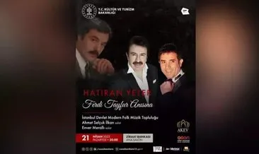 Ankara'da Ferdi Tayfur anısına 'Hatıran Yeter' konseri #ankara