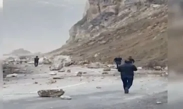 Son dakika: Erzurum’da şiddetli deprem! Karayolunda heyelan meydana geldi